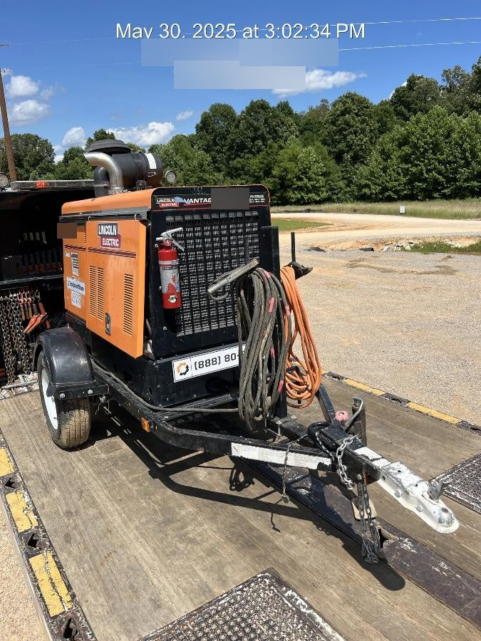 2021 Lincoln Electric Vantage 549X Ready Pak 3, ORANGE (includes trailer, cable rack, fender light kit)