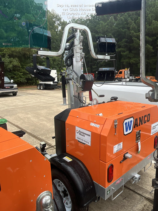 2024 Wanco WLTT-4MM4K Diesel, Deep Sea Controller, Shore Power Plug, Auto Start, (4) 350W LED Floodlights, 4kW Generator, 60 Gal Fuel Tank, 2" Ball, T3