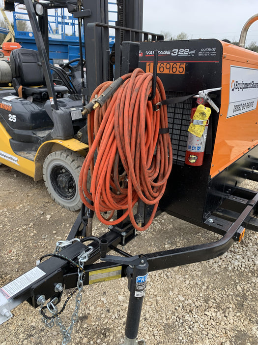 2021 Lincoln Electric Vantage 322 Vantage 322 Ready Pak 3 w/ Decals, ORANGE (includes trailer, cable rack, fender light kit) NO Telematics