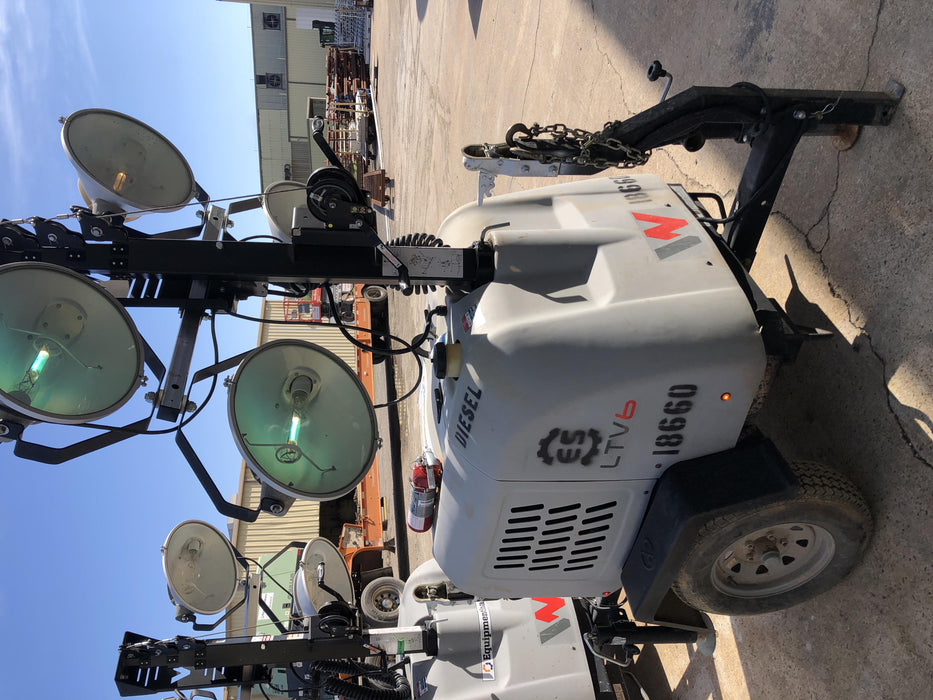 2018 Wacker Neuson LTV6L-MH Wacker Neuson LTV6L Mobile Light Tower w/Fuel Level Sensor Installed