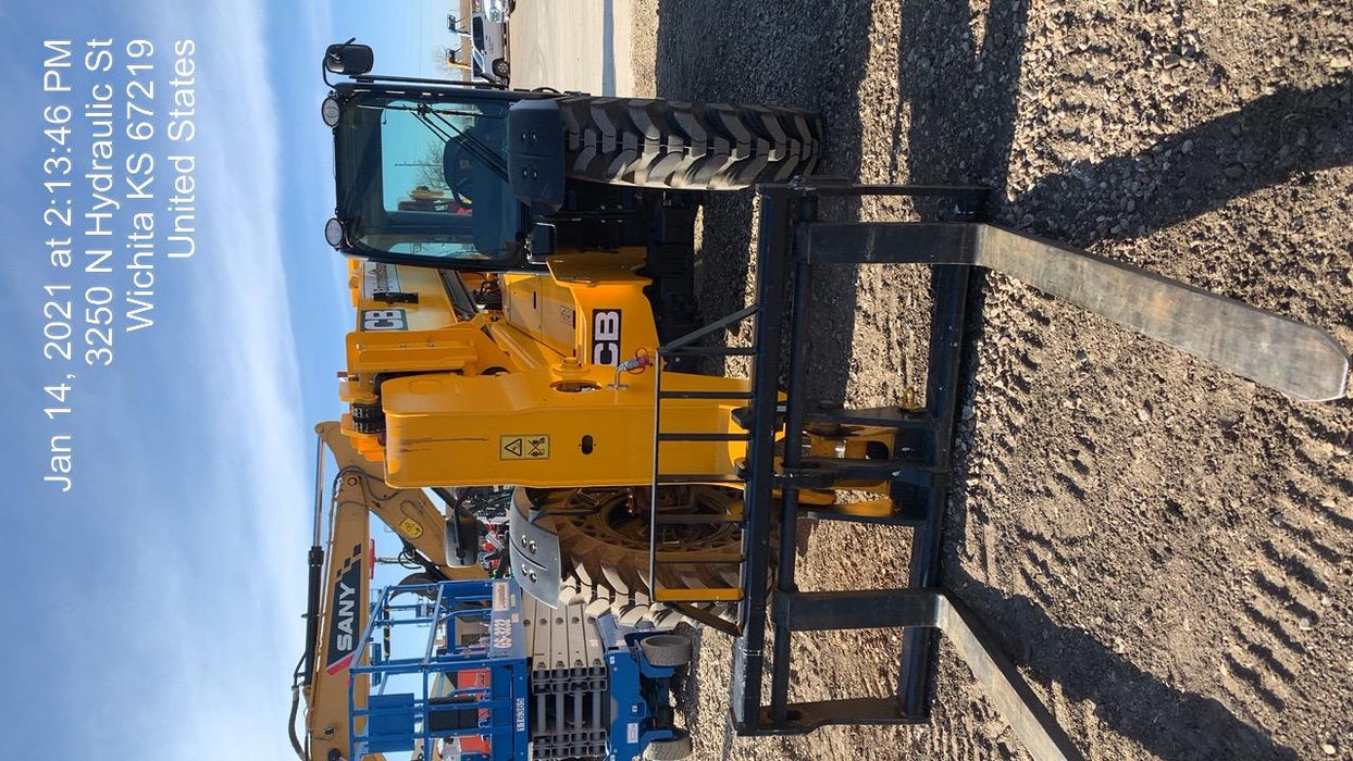 2020 JCB 509-42 Cab/Heat/Air, Solid Tires, Work Lights, Beacon, Aux Hydraulics, Back up Alarm, Lifting Eye, ES Decals