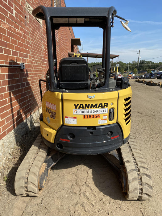 2020 Yanmar ViO35PR Open ROPS / Rubber Track / NO COUPLER