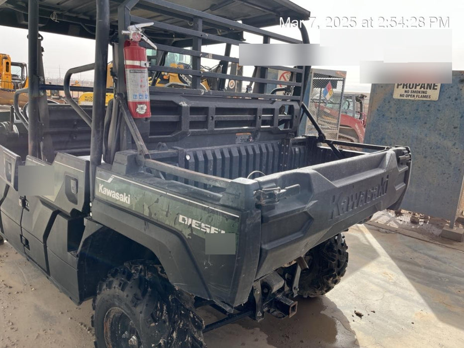 2018 Kawasaki MULE PRO-DX Kawasaki Mule 4x4 Diesel UTV w/Hard Top, Windshield, Beacon, Backup Alarm, ES Keypad/Hardware Installed