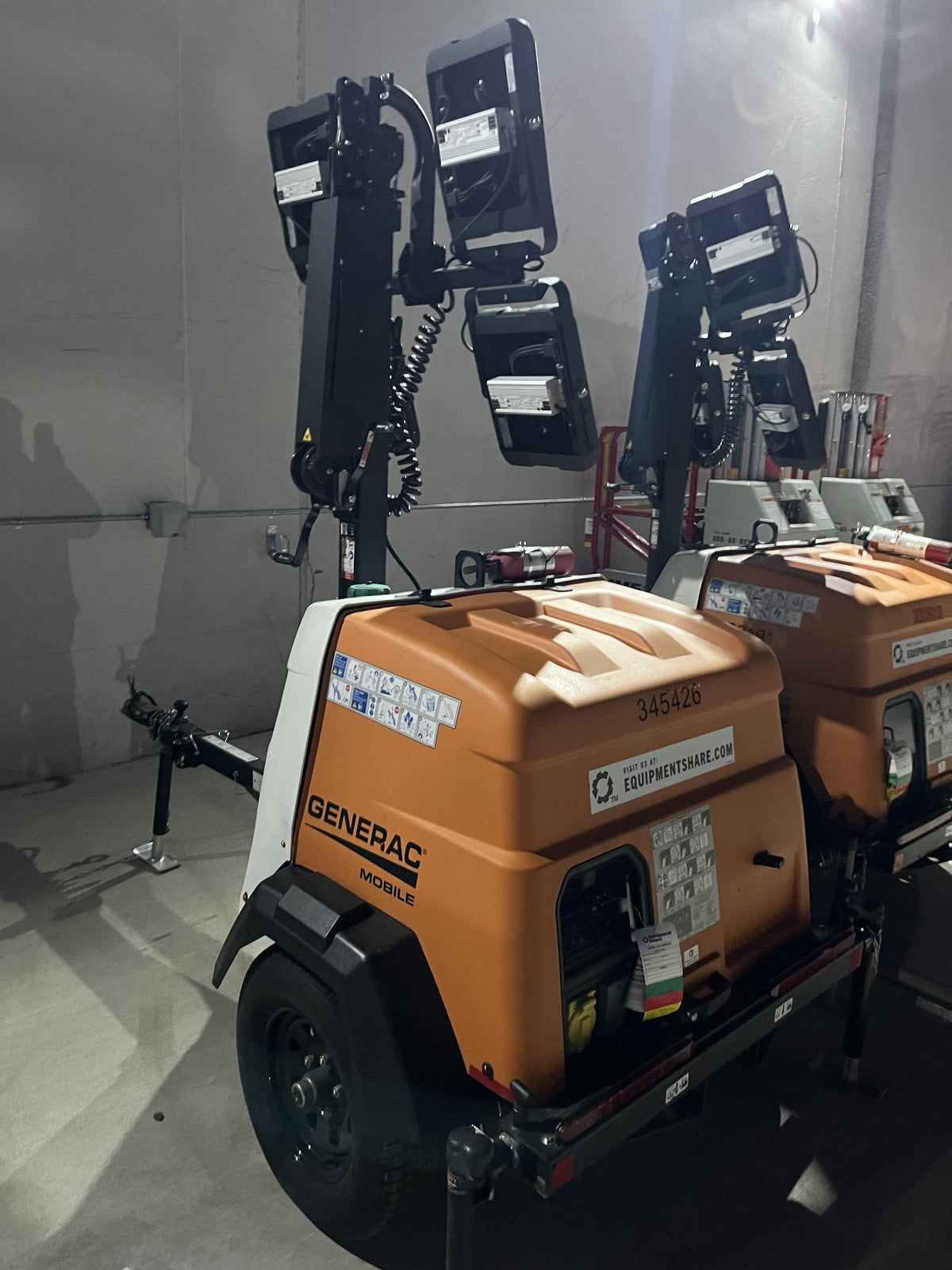 2023 Generac MLT2 Diesel, Flex Switch 120V Input, Powerzone Controller, (4) 320W LED Lights, 4kW Generator, 39.9 Gal Fuel Tank, 2" Ball, T3