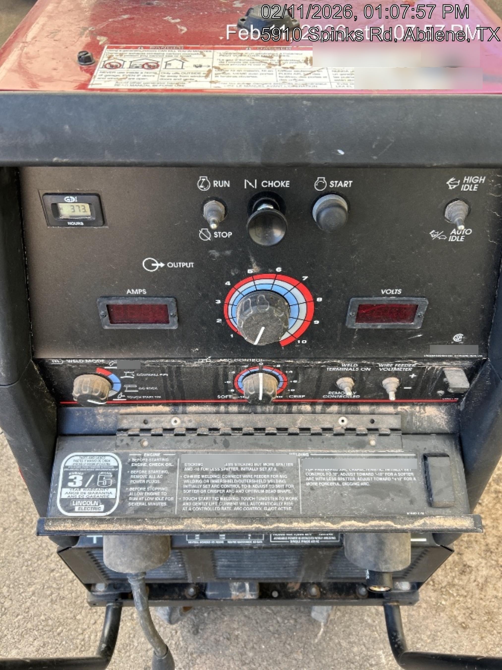 2024 LINCOLN ELECTRIC Ranger 305 LPG
