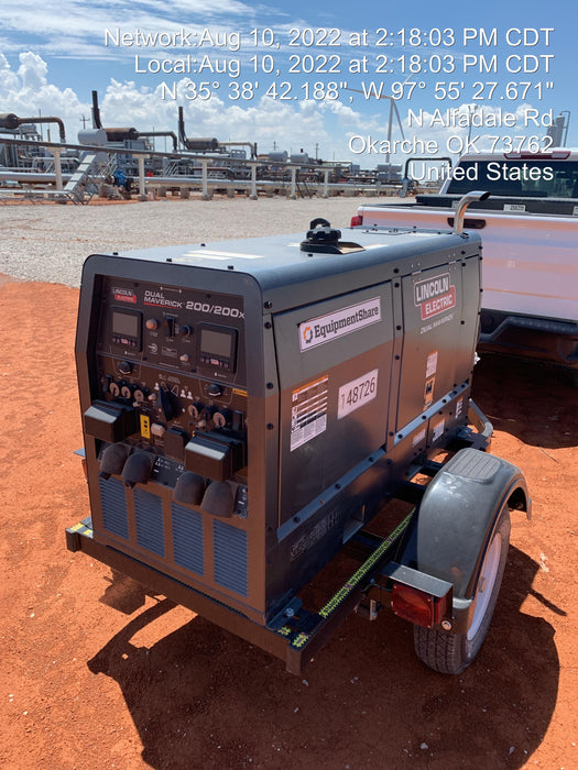 2021 Lincoln Electric Dual Maverick 200/200X Ready Pak 3 (includes trailer, cable rack, fender light kit)