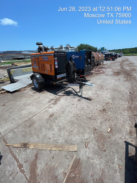 2022 Lincoln Electric Vantage 549X Crosslink Technology, Trailer Mounted, ES Decals, T3