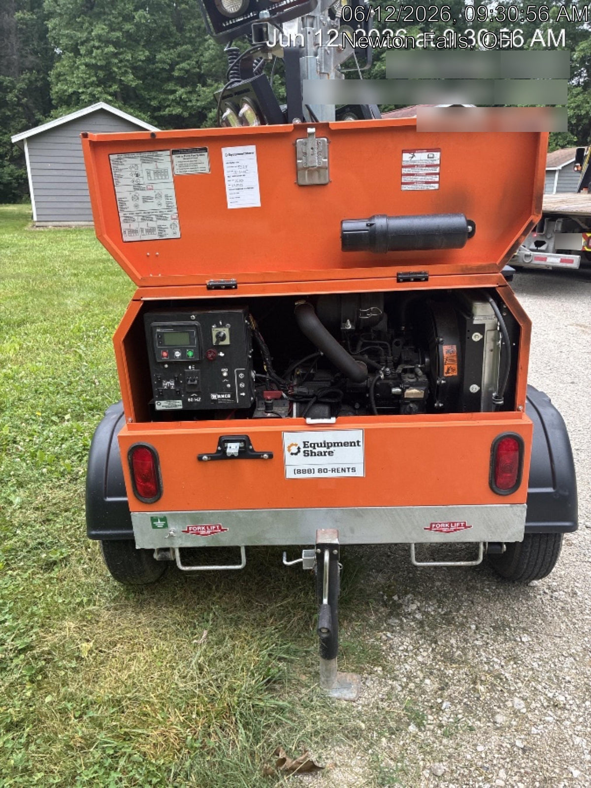 2024 Wanco WLTT-4MM4K Diesel, Deep Sea Controller, Shore Power Plug, Auto Start, (4) 350W LED Floodlights, 4kW Generator, 60 Gal Fuel Tank, 2" Ball, T3