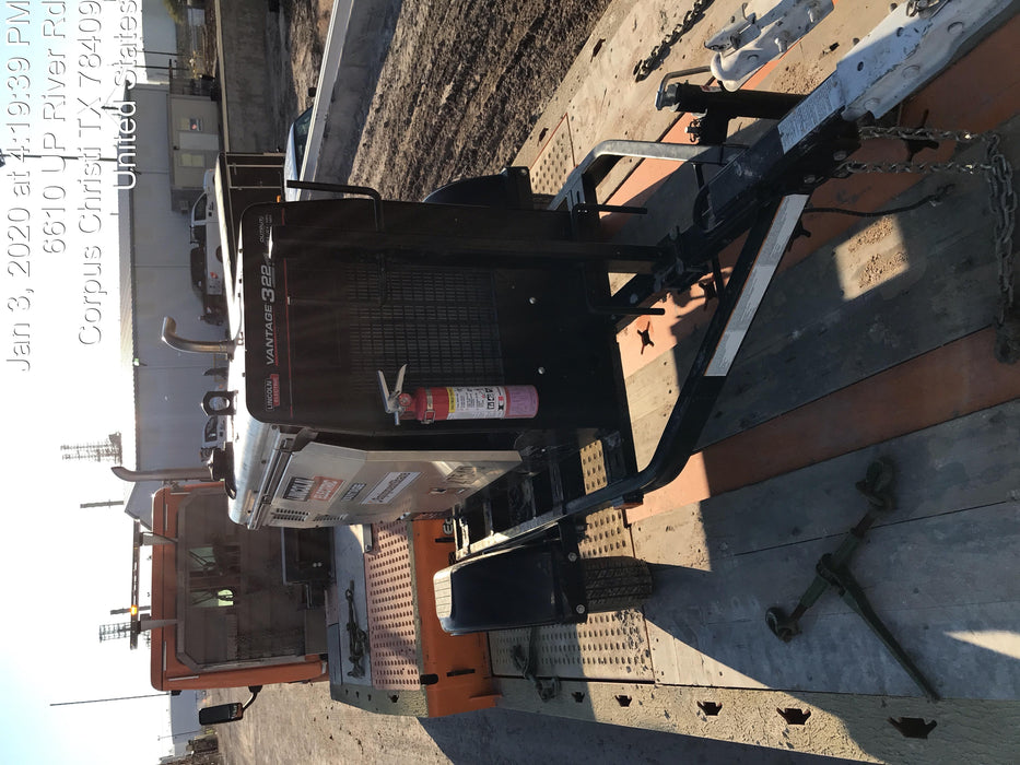 2019 Lincoln Electric Vantage 322 Lincoln Vantage 322 Welder w/Trailer, Light Kit, Cable Rack