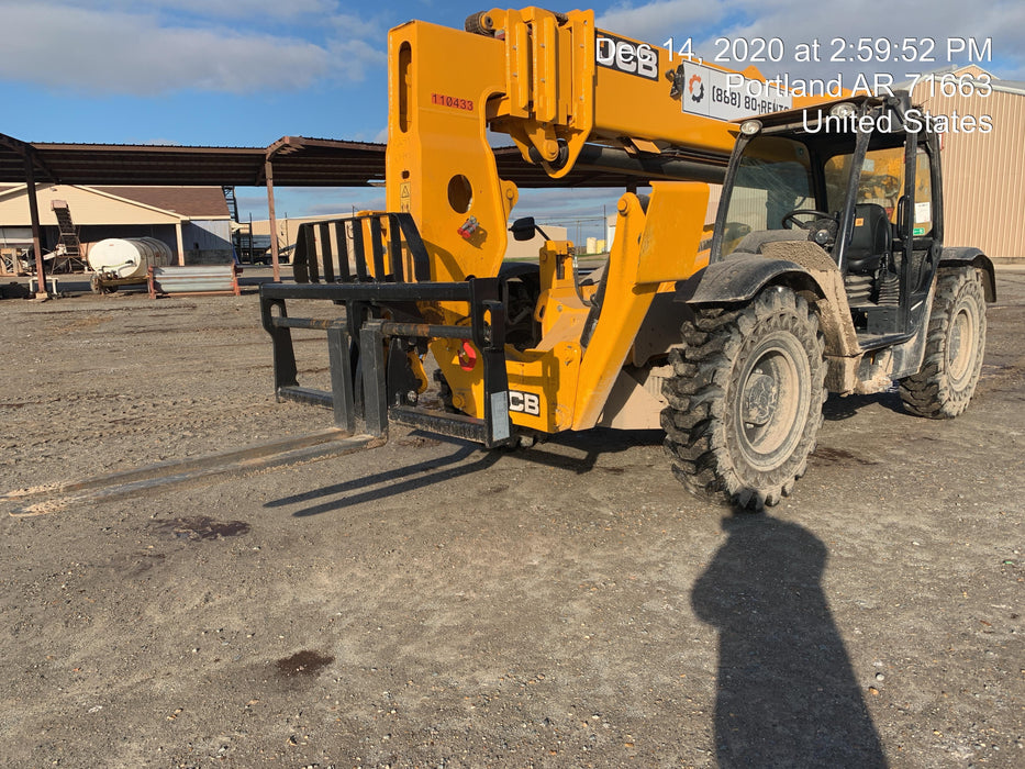 2020 JCB 510-56 Canopy, Solid Tires, Work Lights, Beacon, Aux Hydraulics, Back up Alarm, Lifting Eye, ES Decals