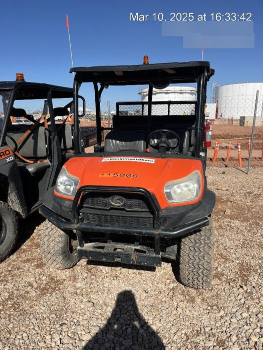 2020 Kubota RTV-X1140W-H 4wd Utility Cart, 4 Seat, Diesel, LED Strobe, Windshield Tempered Glass, Plastic Canopy, Wire Harness Kit, Backup Alarm