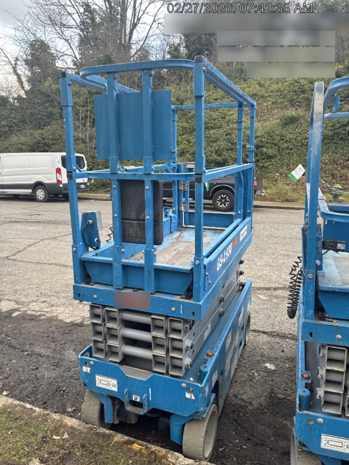 2020 Genie GS-1930 Solid Non Marking Tires, Beacon, Folding rails with half height swing gate