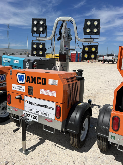 2024 Wanco WLTT-4MM4K Diesel, Deep Sea Controller, Shore Power Plug, Auto Start, (4) 350W LED Floodlights, 4kW Generator, 60 Gal Fuel Tank, 2" Ball, T3