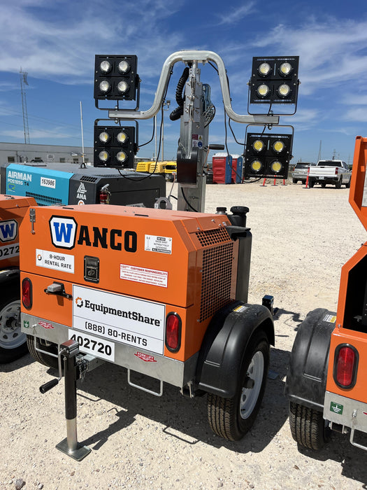 2024 Wanco WLTT-4MM4K Diesel, Deep Sea Controller, Shore Power Plug, Auto Start, (4) 350W LED Floodlights, 4kW Generator, 60 Gal Fuel Tank, 2" Ball, T3