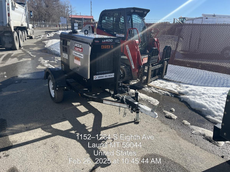 2024 Lincoln Electric LE400 Kubota V1505, Trlr, Cable Rack, Light Kit, ES Decals, T3