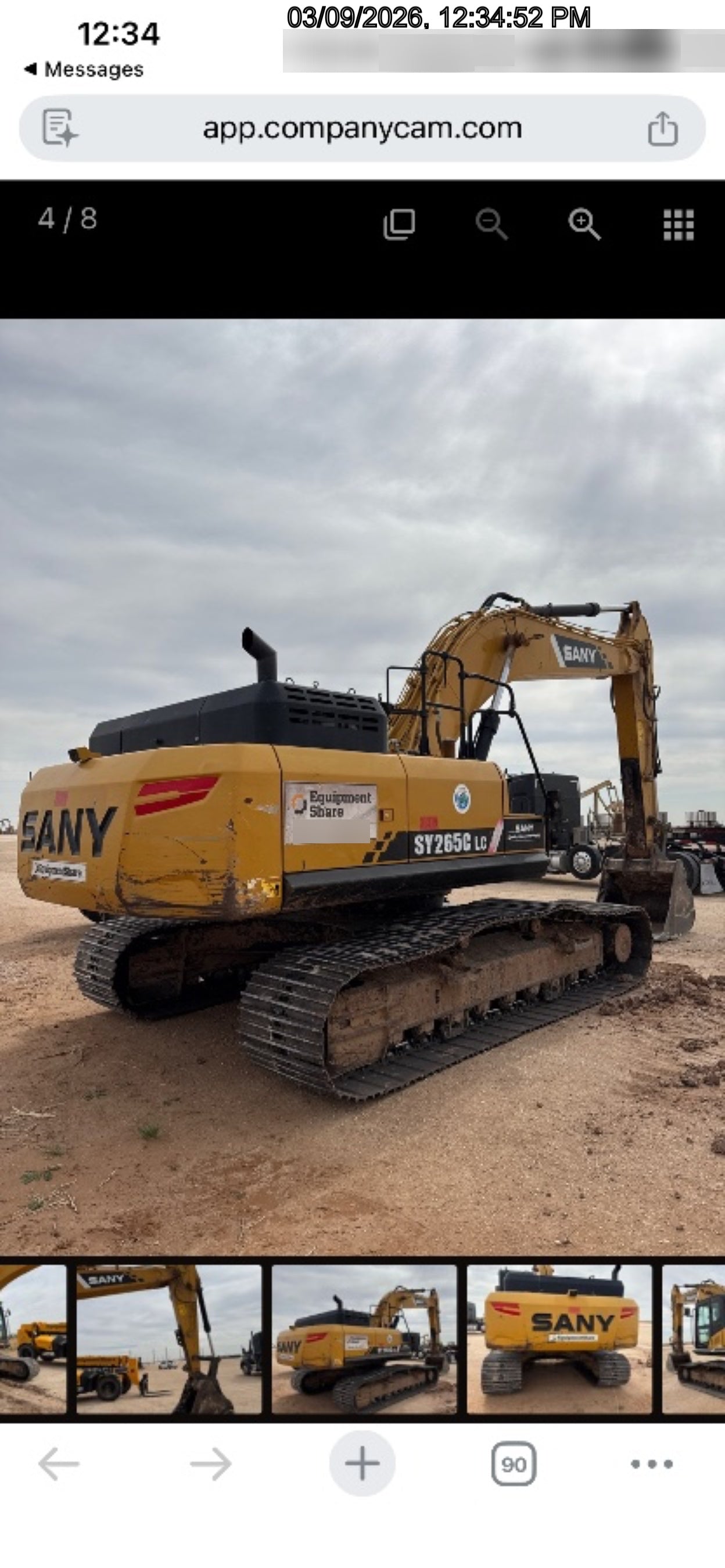 2019 SANY SY265C LC