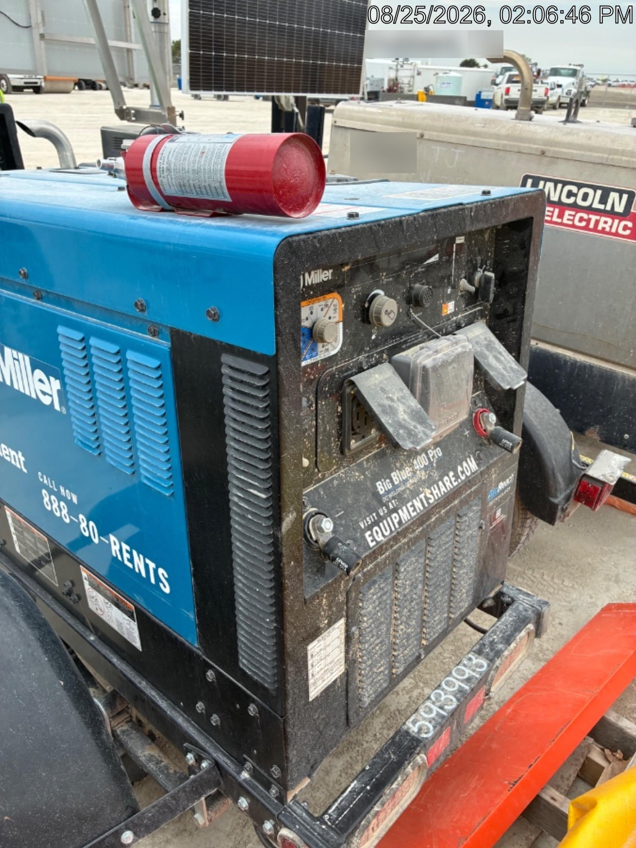 2025 MILLER ELECTRIC BIG BLUE 400
