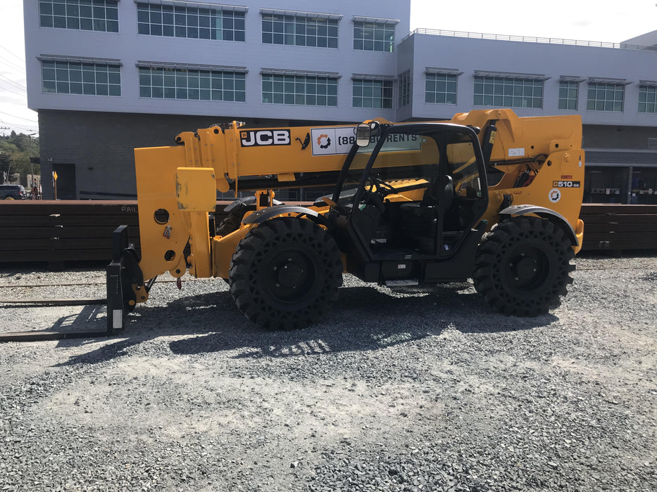 2020 JCB 510-56 Canopy, Solid Tires, Work Lights, Beacon, Aux Hydraulics, Back up Alarm, Lifting Eye, ES Decals