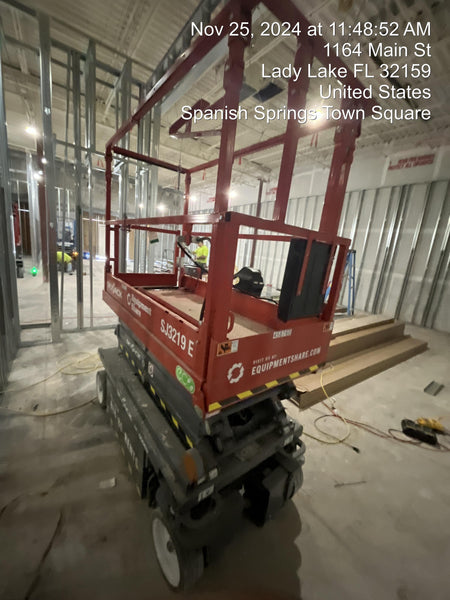 2024 Skyjack SJ3219 Electric Drive, Sld NM Tires, DBcns, RFRails, Power to Platform, T3 + Access Control