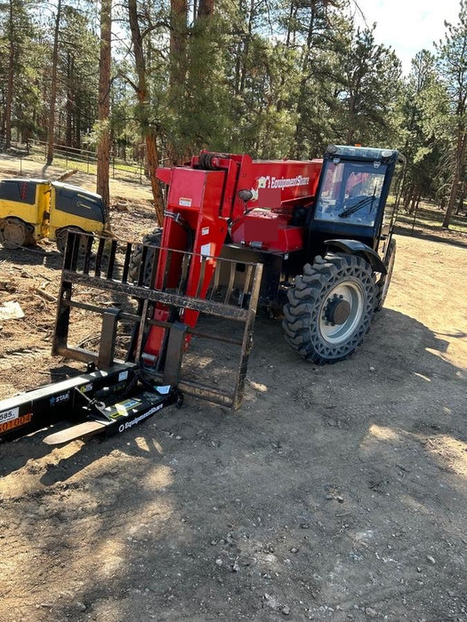 2020 Manitou MTA8044 74hp T4F, Cab/Heat/Air, Cab and Boom LED work lights, Auxiliary Hydraulics, Solid Tires, Amber strobe, Lift Hook w/66" Carriage, 60" Forks