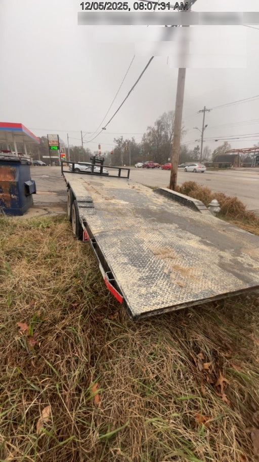 2024 TEXAS PRIDE TRAILERS 21' Lowboy Gravity Tilt Bed 14K Bumper Pull Trailer