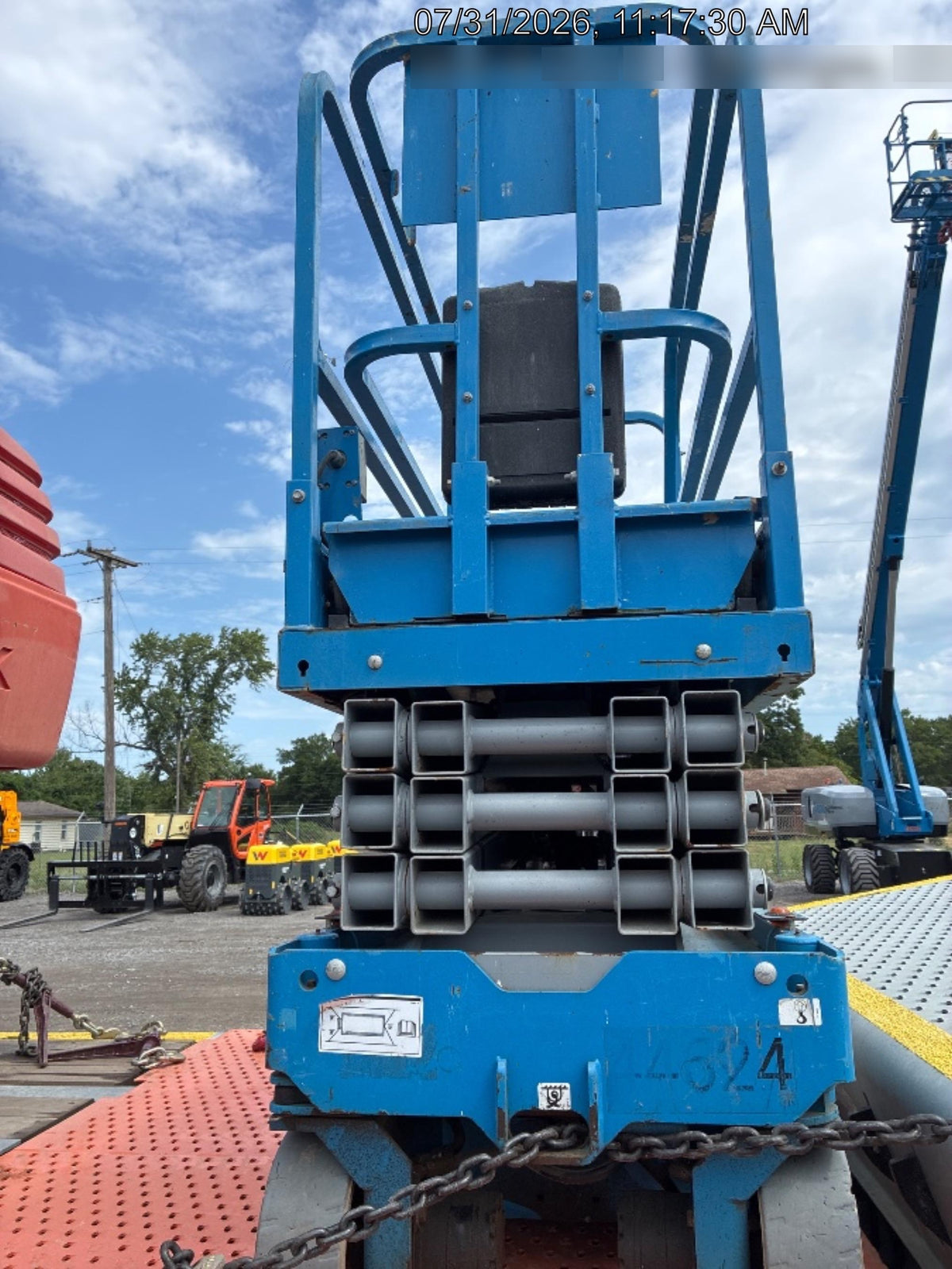 2019 Genie GS-1930 Fixed rails with chain Entry