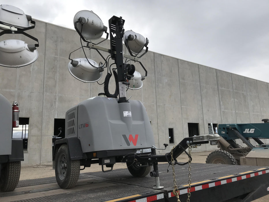2019 Wacker Neuson LTV6L-MH Mobile Light Tower w/Fuel Level Sensor Installed