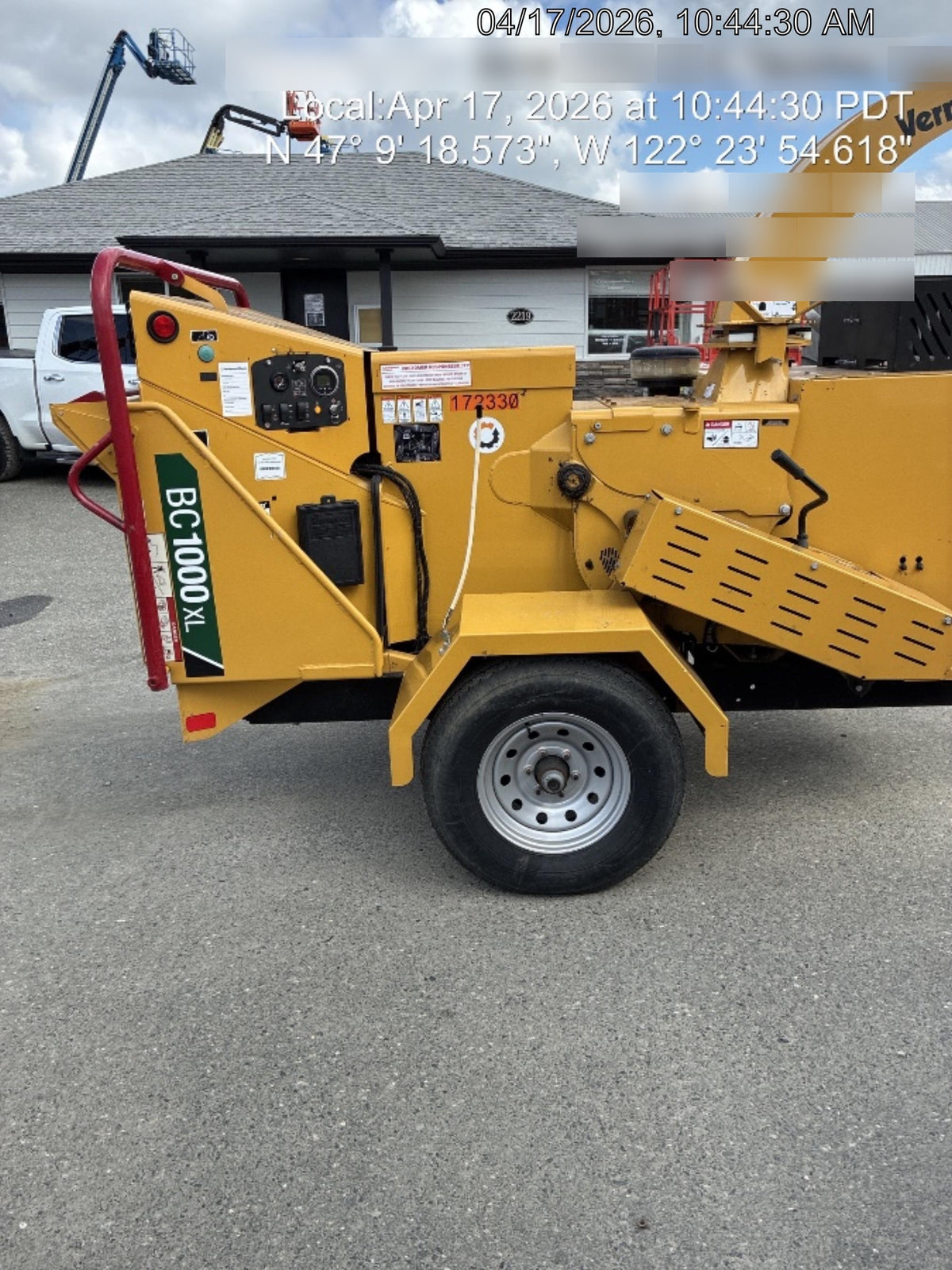 2021 VERMEER BC1000XL Gas
