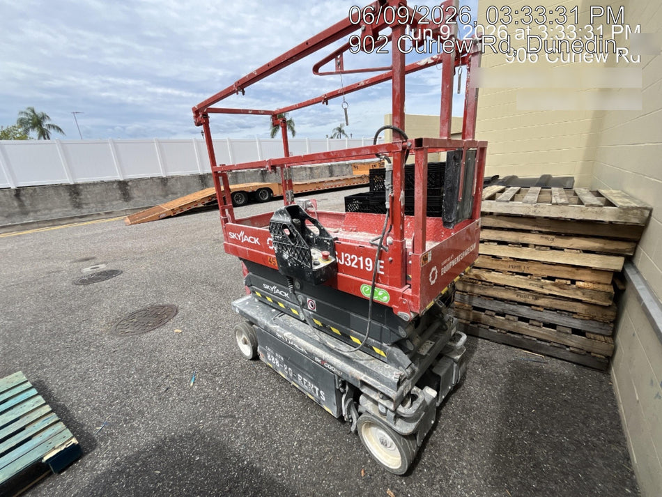 2024 Skyjack SJ3219 Electric Drive, Sld NM Tires, DBcns, RFRails, Power to Platform, T3 + Access Control