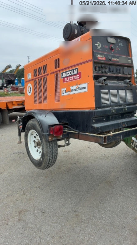 2021 Lincoln Electric Vantage 549X Ready Pak 3, ORANGE (includes trailer, cable rack, fender light kit)