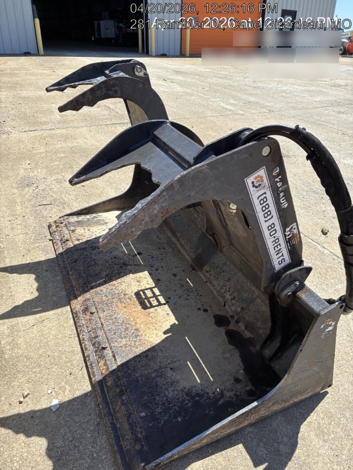 2020 PALADIN 76" Scrap Grapple Bucket - Paladin