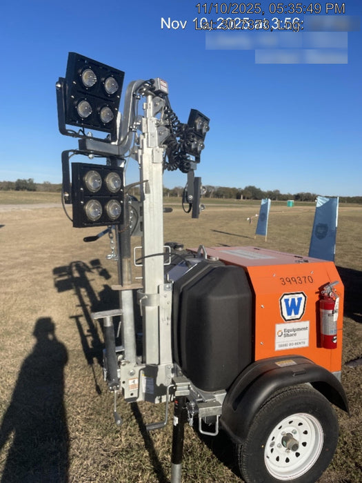 2024 Wanco WLTT-4MM4K Diesel, Deep Sea Controller, Shore Power Plug, Auto Start, (4) 350W LED Floodlights, 4kW Generator, 60 Gal Fuel Tank, 2" Ball, T3