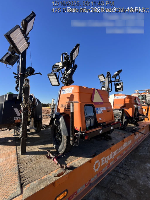 2024 Generac MLT6SKDS-STD4 ELEC WINCH Diesel, Electric Winch Mast, Powerzone Controller, (4) 320W LED Lights, 4kW Generator, 39.9 Gal Fuel Tank, 2" pintle, T3