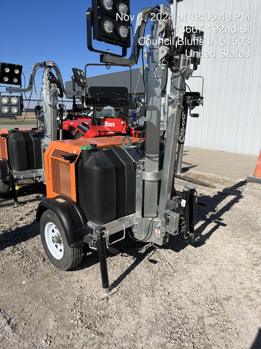 2024 Wanco WLTT-4MM4K Diesel, Deep Sea Controller, Shore Power Plug, Auto Start, (4) 350W LED Floodlights, 4kW Generator, 60 Gal Fuel Tank, 2" Ball, T3