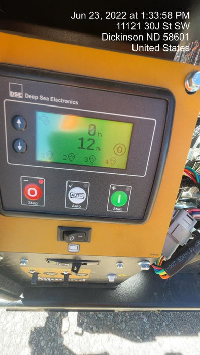 2022 Allmand NLV3GR (4) LED Light Fixture 350W, 23' Vertical Mast, 3kW Prime, Towable, Deep Sea L401, Leveling Jacks, Yanmar T4F 5.8hp