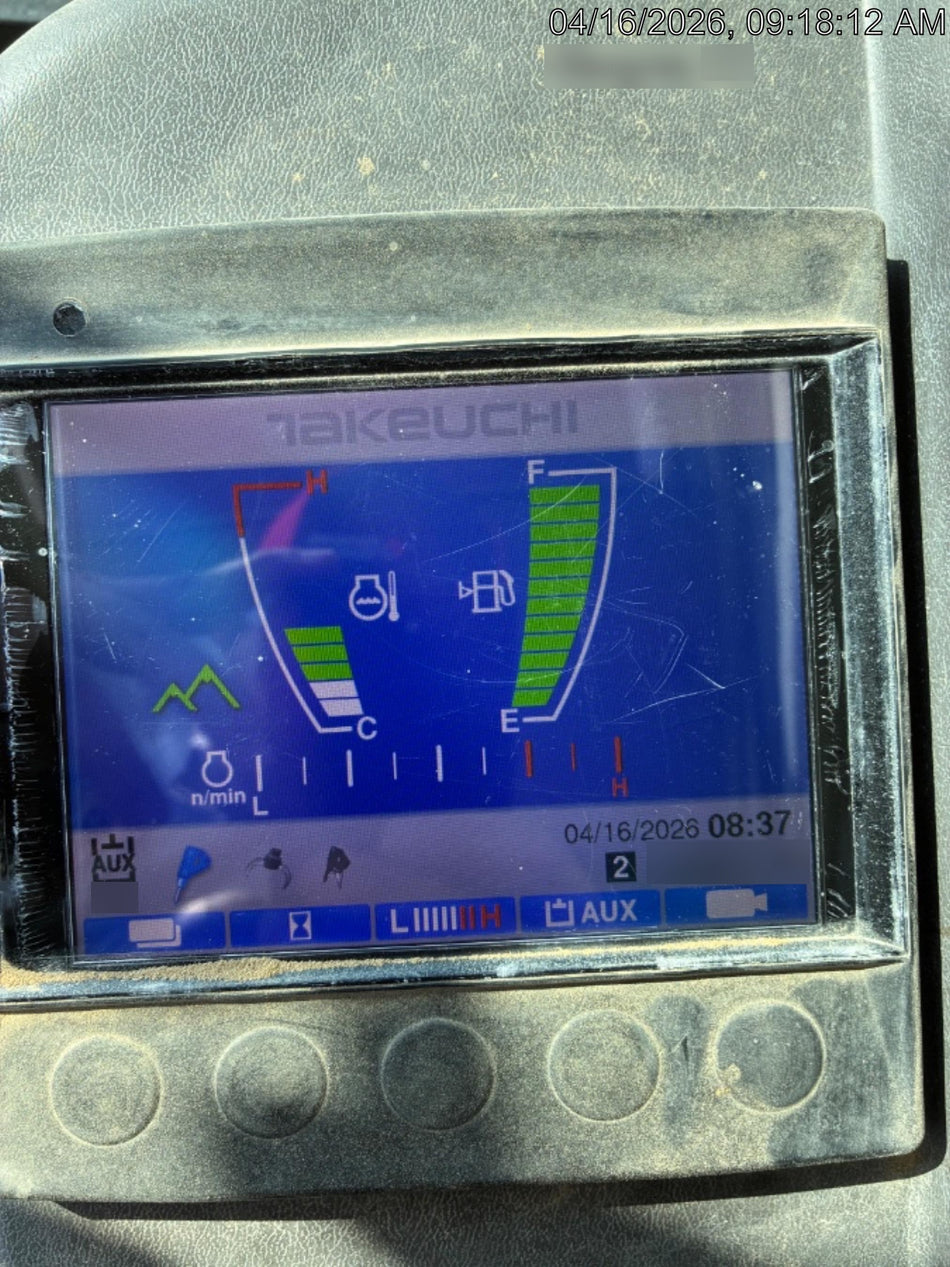 2019 Takeuchi TB290 Takeuchi TB290 Cab/Heat/AC w/Rubber Tracks, Auxiliary Hydraulics, Dozer Blade, Manual QC, 18/24/36" Buckets, Hydraulic Thumb Installed