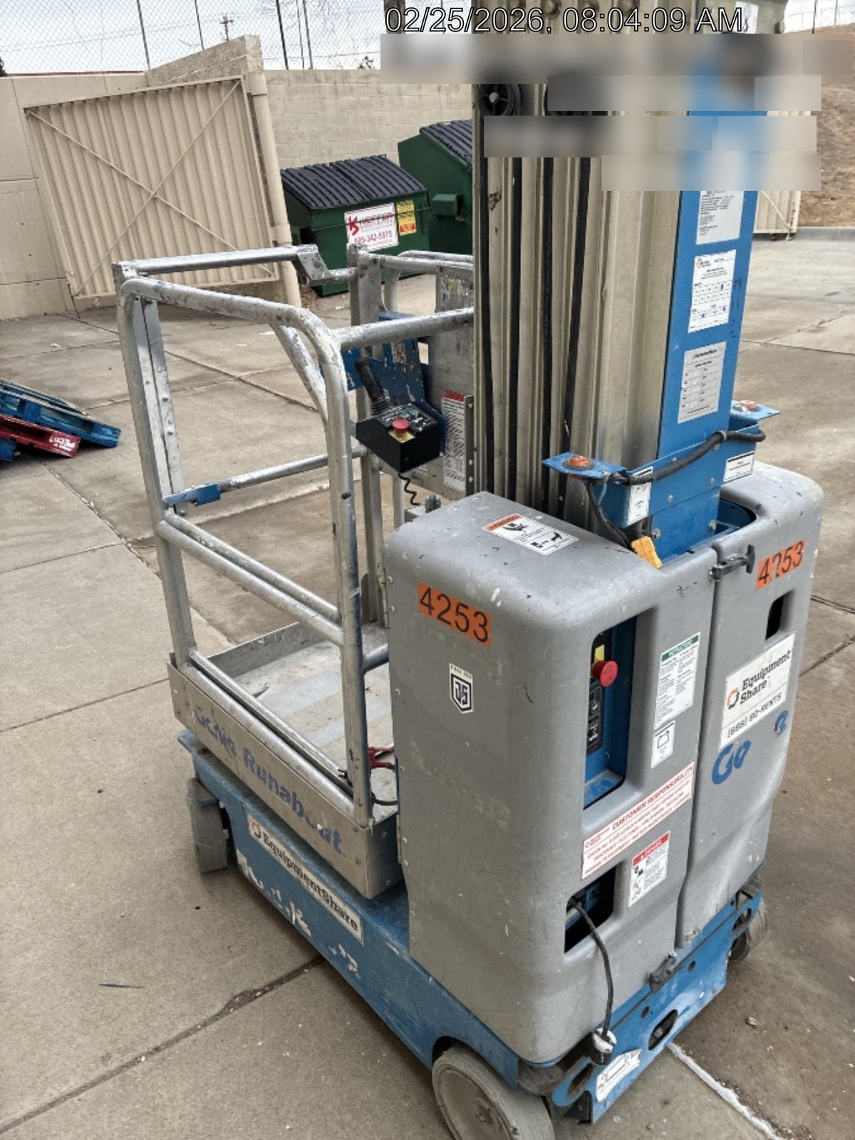 2017 GENIE GR-20