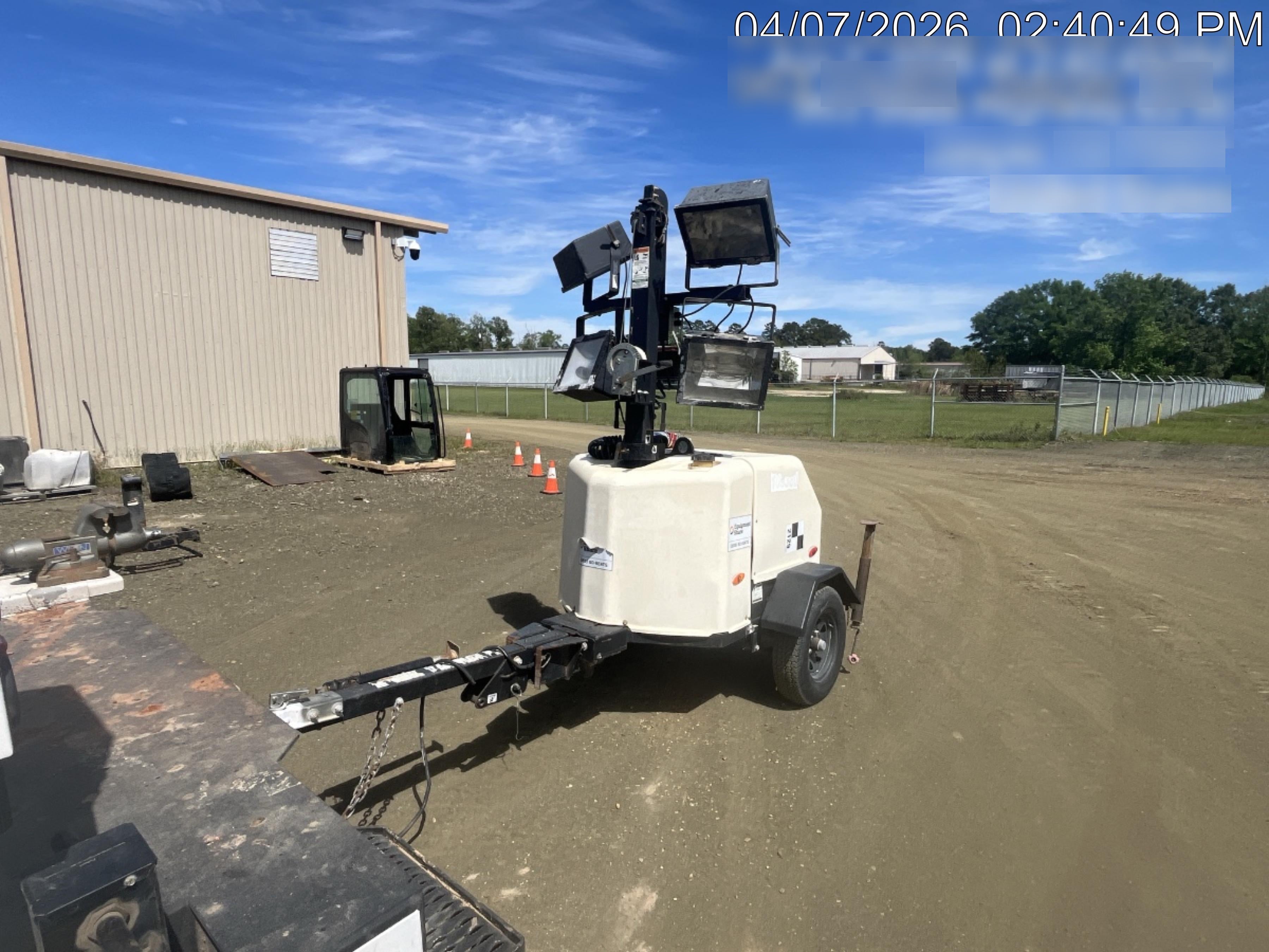 2020 Genie RL4 6kW Light Plant - Metal Halide