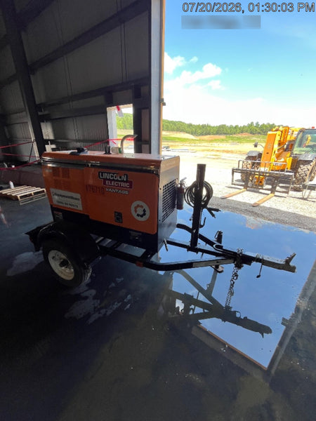 2021 Lincoln Electric Vantage 322 Vantage 322 Ready Pak 3 w/ Decals, ORANGE (includes trailer, cable rack, fender light kit) NO Telematics