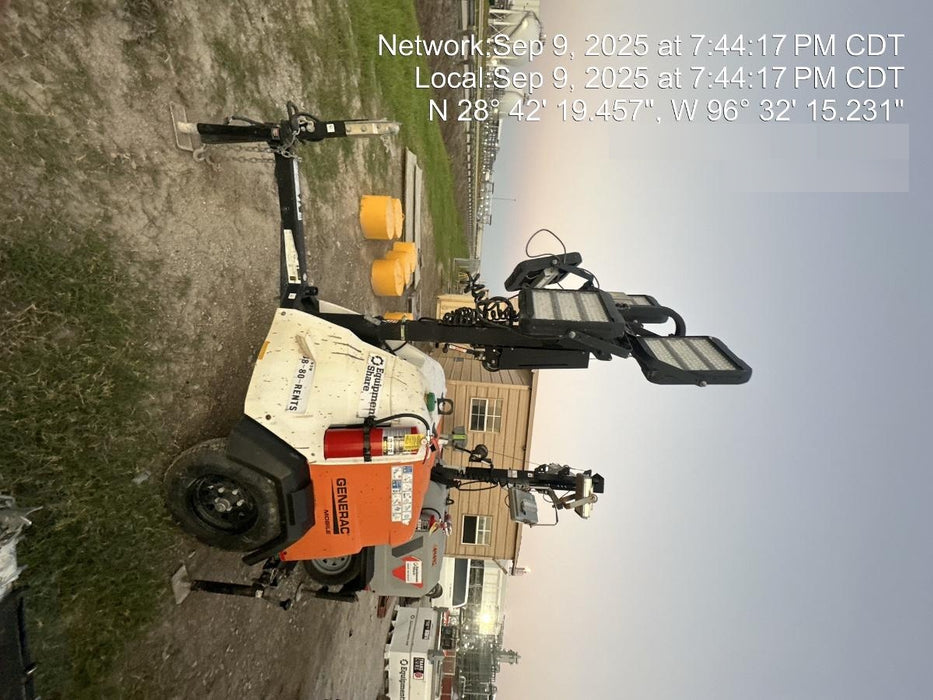 2024 Generac MLT2 Diesel, Flex Switch 120V Input, Powerzone Controller, 
(4) 320W LED Lights, 4kW Generator, 39.9 Gal Fuel Tank, 2" Ball, T3