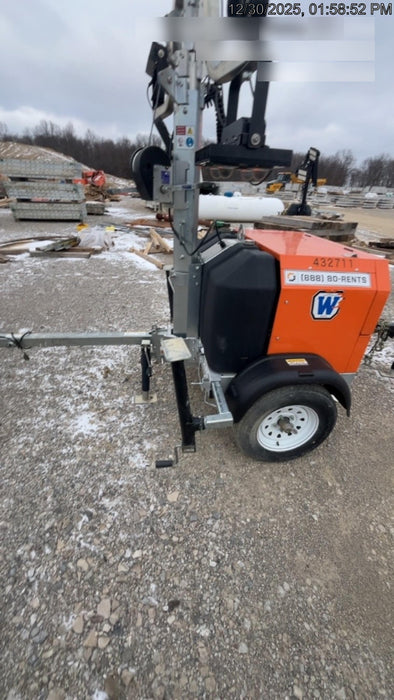 2024 Wanco WLTT-4MM4K Diesel, Deep Sea Controller, Shore Power Plug, Auto Start, (4) 350W LED Floodlights, 4kW Generator, 60 Gal Fuel Tank, 2" Ball, T3