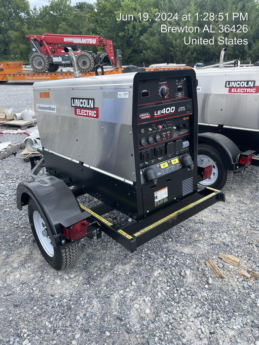 2024 Lincoln Electric LE400 Kubota V1505, Trlr, Cable Rack, Light Kit, ES Decals, T3