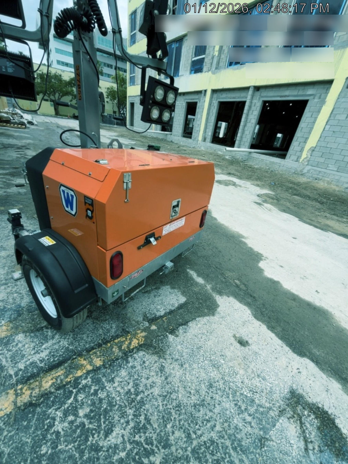 2023 Wanco WLTT-4MM4K Diesel, Deep Sea Controller, Shore Power Plug, Auto Start, (4) 350W LED Floodlights, 4kW Generator, 60 Gal Fuel Tank, 2" Ball, T3