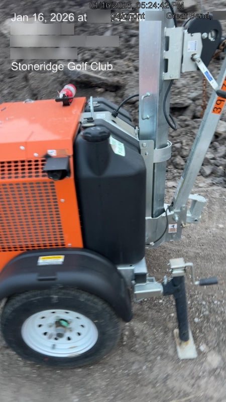 2024 Wanco WLTT-4MM4K Diesel, Deep Sea Controller, Shore Power Plug, Auto Start, (4) 350W LED Floodlights, 4kW Generator, 60 Gal Fuel Tank, 2" Ball, T3