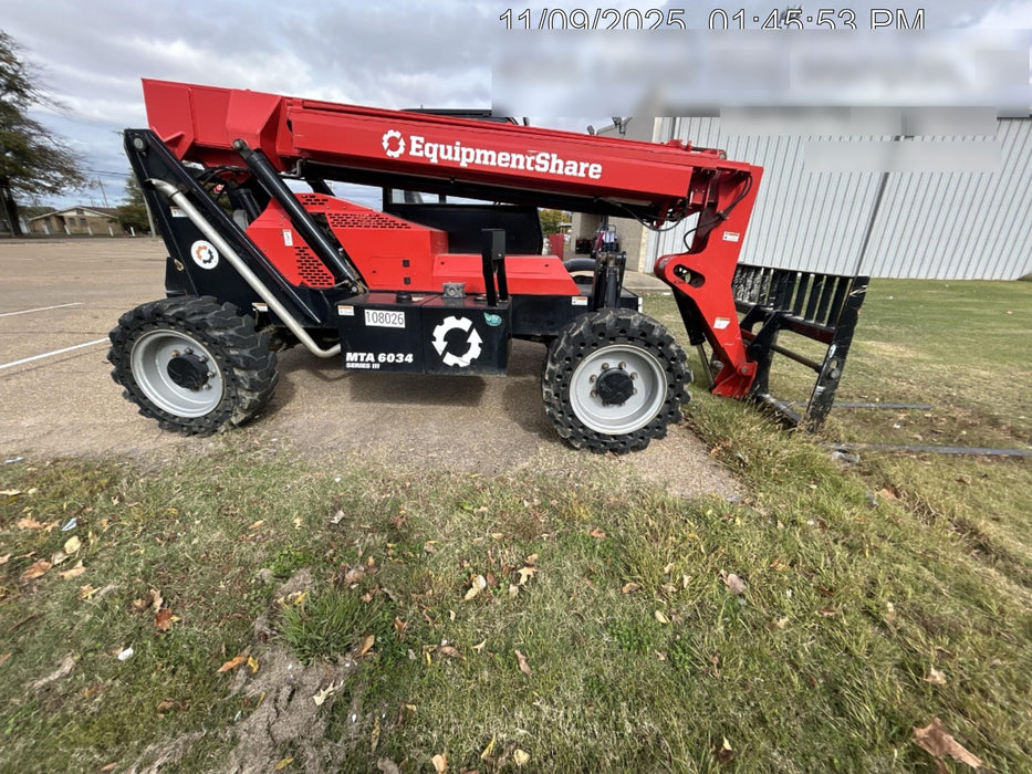 2020 Manitou MTA6034 Canopy, Solid Tires, Work Lights, Beacon, Aux Hydraulics, Back up Alarm, Mirrors, ES Keypad