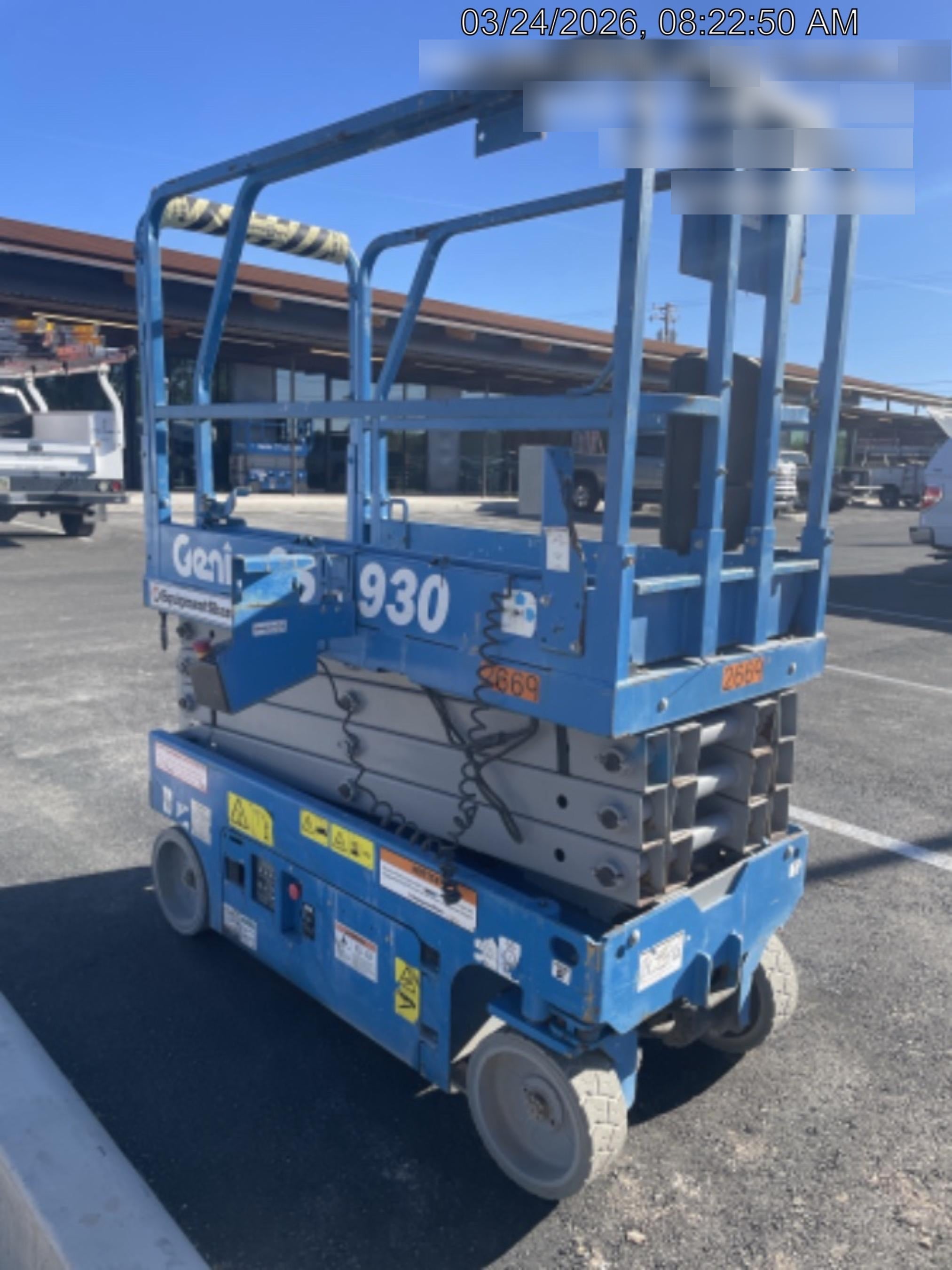 2016 Genie GS-1930 Genie GS-1930 Scissor Lift