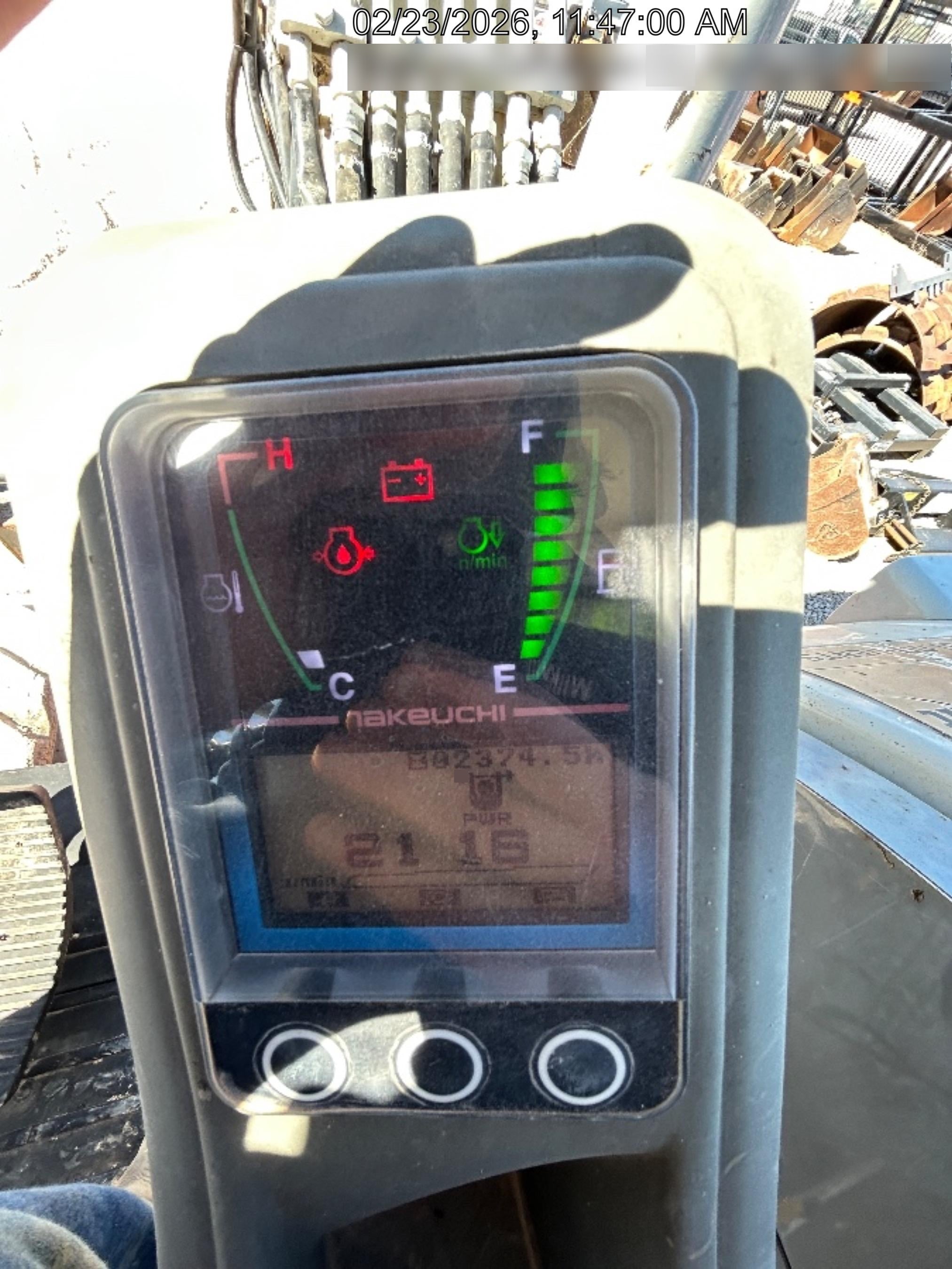 2019 Takeuchi TB260 Takeuchi TB260 Canopy w/Rubber Tracks, Auxiliary Hydraulics, Standard Blade, Manual QC