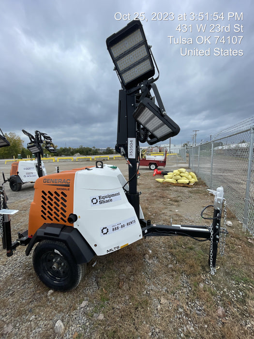 2023 Generac MLT2 Diesel, Flex Switch 120V Input, Powerzone Controller, (4) 320W LED Lights, 4kW Generator, 39.9 Gal Fuel Tank, 2" Ball, T3