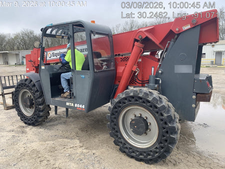 2018 Manitou MTA8044 MTA 8044 - 74 HP T4, Canopy, Worklights/Strobe, Beacon, 66" Carriage, 48" Forks, Solid Tires, Lift Hook, Aux Hydraulics