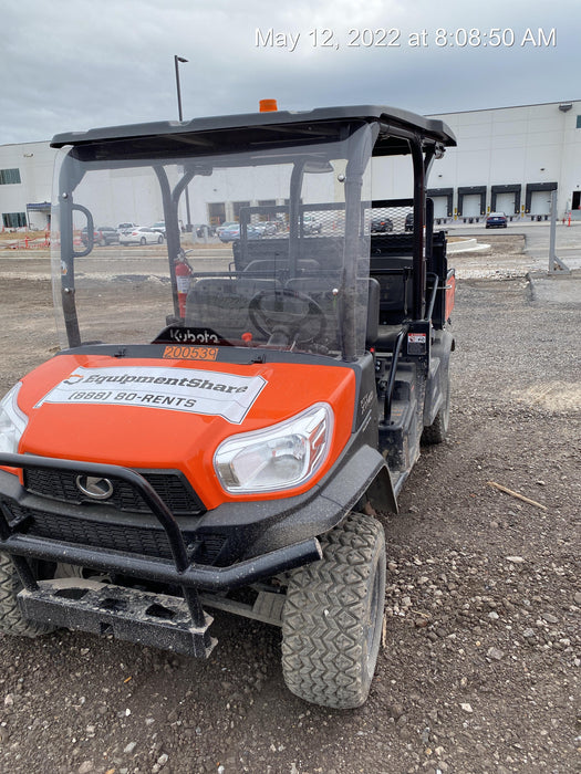 2022 Kubota RTV-X1140W-H Plastic Canopy, Windshield Acrylic Clear, LED Strobe Light, Wire Harness Kit, Back up Alarm